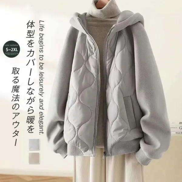 中綿 パーカー 中綿 コート ボア ジャケット ボア コート レディース パーカー コート フード付き フーディー アウター キルティング コート キルティング ジャケット 秋 冬 長袖