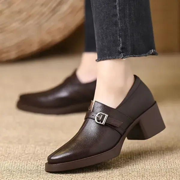 【全2色】ハイヒールパンプス通勤無地｜美脚歩きやすい