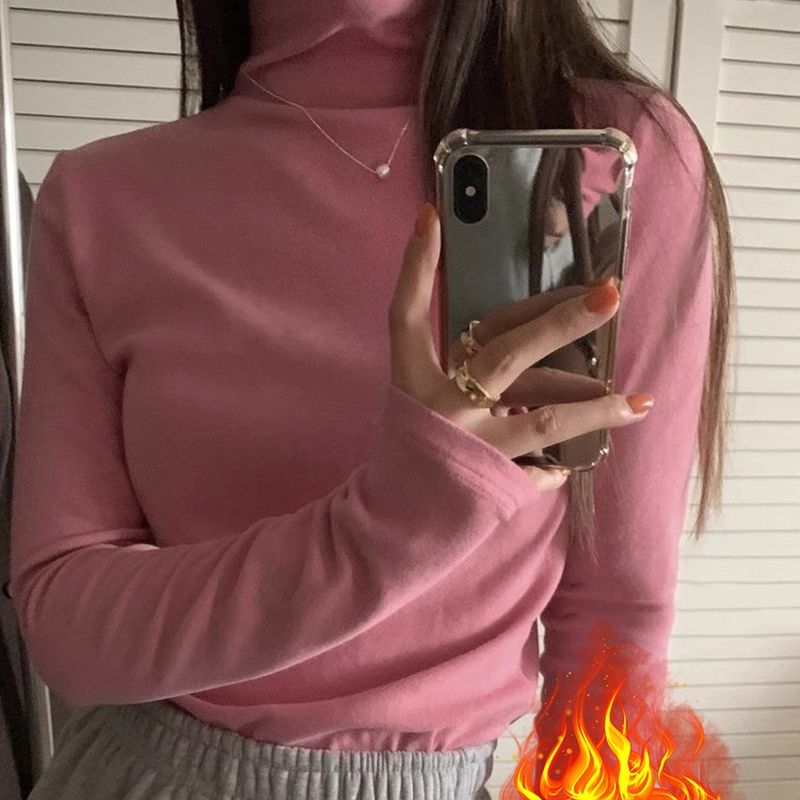 ピンク /裏起毛