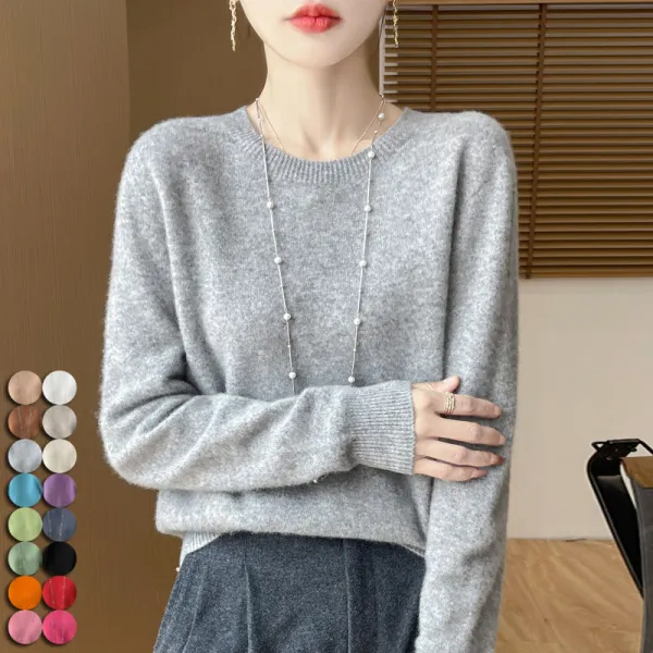 【全16色】ニットセーター プルオーバー 平日 シンプル | 見逃し厳禁