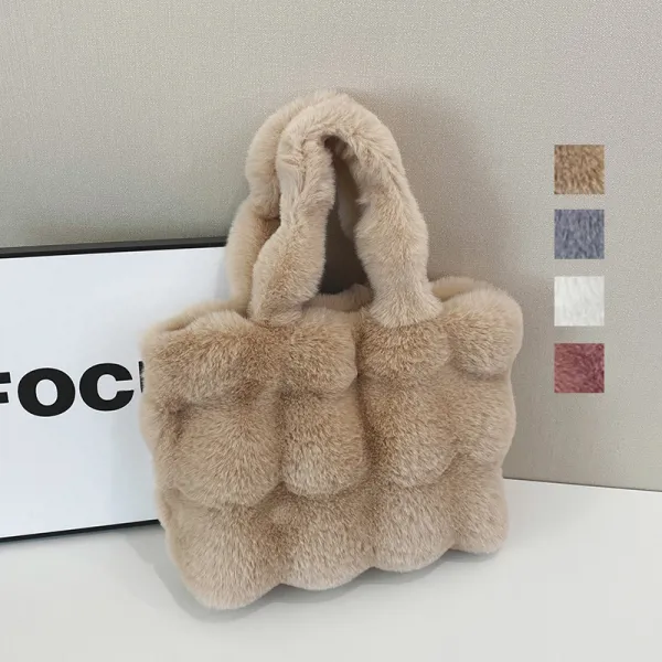 【全4色】ハンドバッグ大容量オープンファー｜ファン急増中