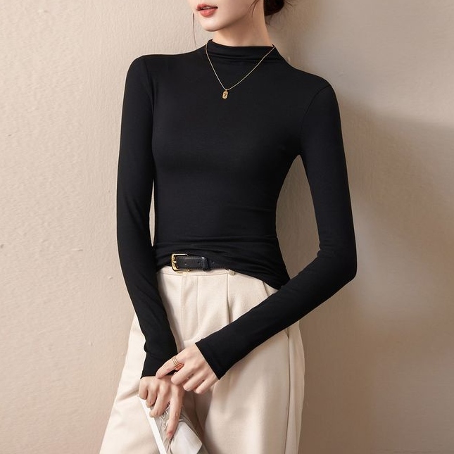 ブラック (ハイネック)