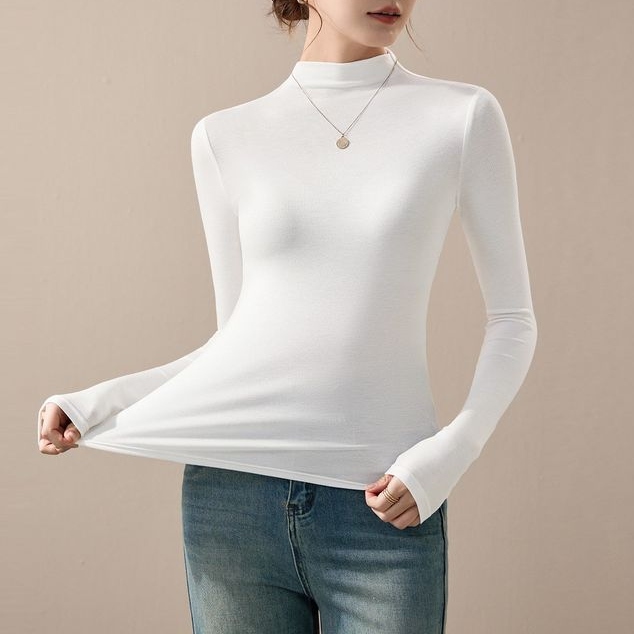 ホワイト (ハイネック)