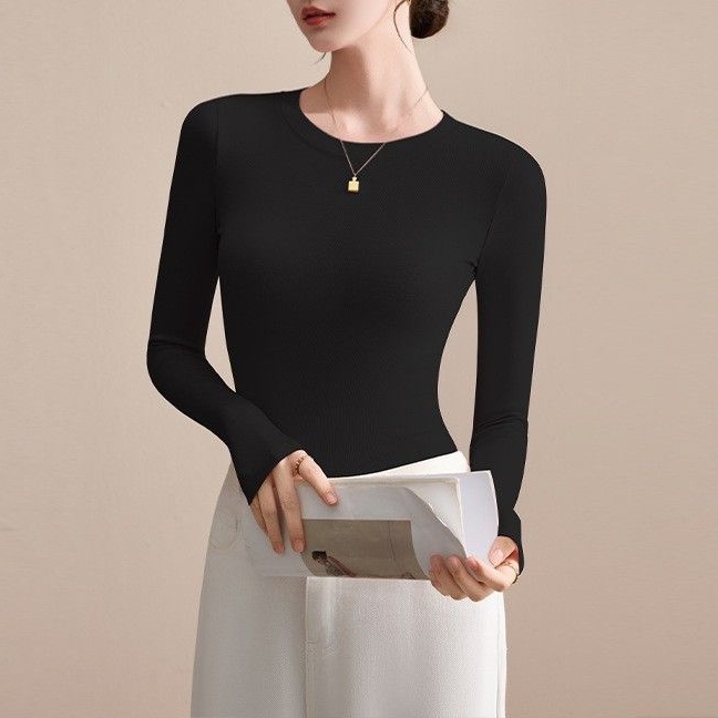 ブラック (クルーネック)