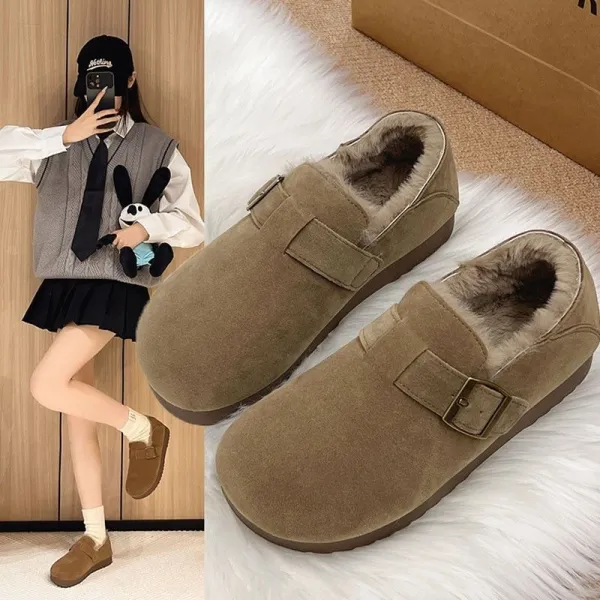 大流行新作 超かわいい 売れ筋 カジュアル 暖かい ムートンパンプス