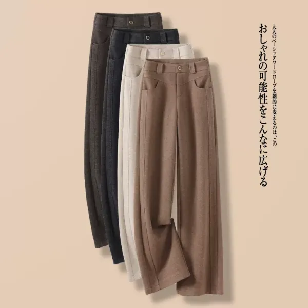 絶対欲しい ポケット付き ロング丈 脚長効果 大きめのサイズ感 無地 ファッション カジュアルパンツ