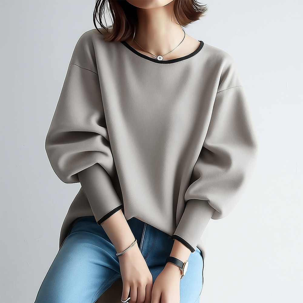 ベージュブラック配色