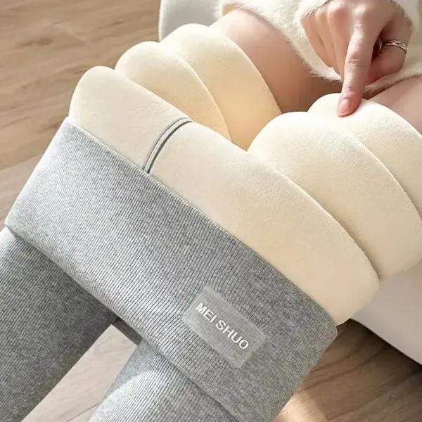 No.1人気商品ハイウエスト無地ロング丈防寒カジュアルタイトパンツカジュアルパンツ