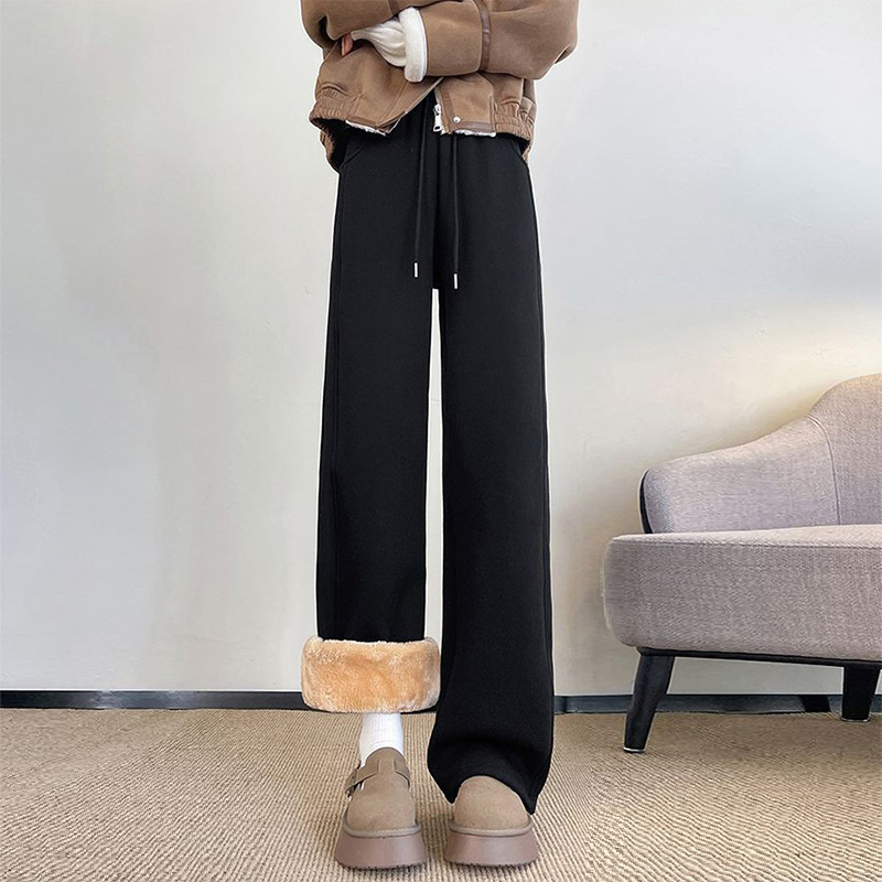 ブラック (裏起毛)