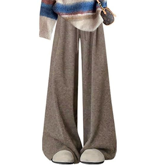 カーキグレーワイドパンツ/単品