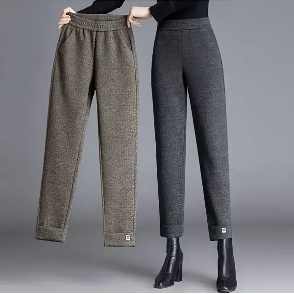 新作10%OFF大流行新作骨格ナチュラル無地きれいIラインロング丈ハイウエストカジュアルカジュアルパンツ