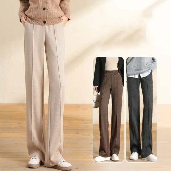 今季トレンド ロング丈 センターピンタック ギャザー 上品見え 無地 シンプル ガウチョパンツ