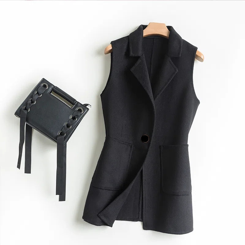 ブラック ミニ丈