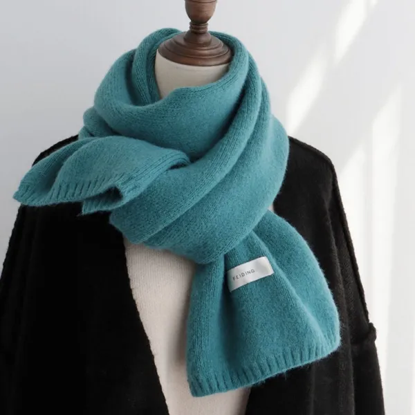 合わせやすい全11色人気保温性良い定番暖かいふわふわレディースマフラー