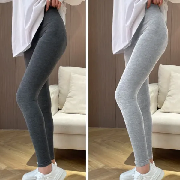 軽量伸縮性あり無地レギンス今季人気「新感覚」タイトパンツカジュアルパンツ