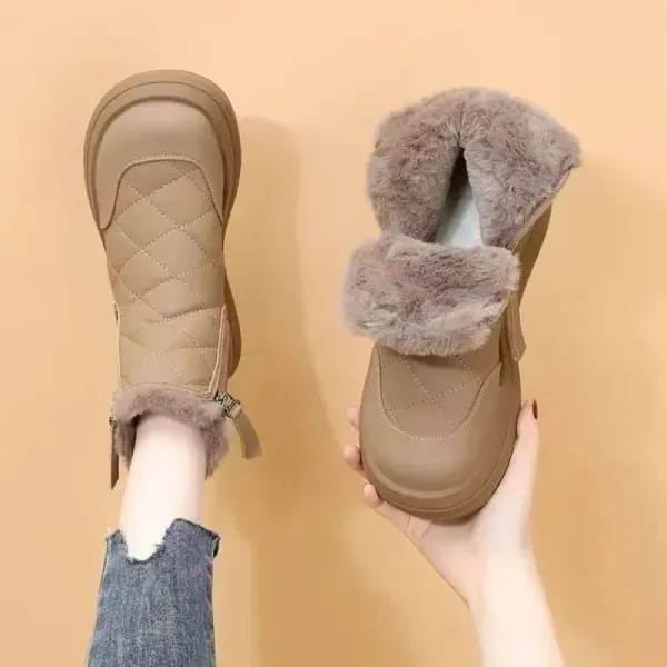『今売れてます!』 暖かい 滑りとめ フラットヒール 冬 カジュアル 裏起毛 丸トゥ ショート丈ブーツ