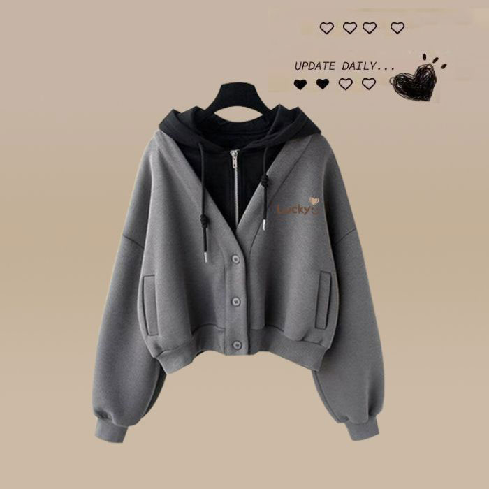 グレー/カーディガン/単品