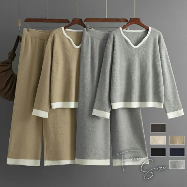 SETで完成するので、コーディネートに悩むことなく、すぐにおしゃれを楽しめます。それぞれ単品でも様々なアイテムと合わせやすく、着回し力は抜群。