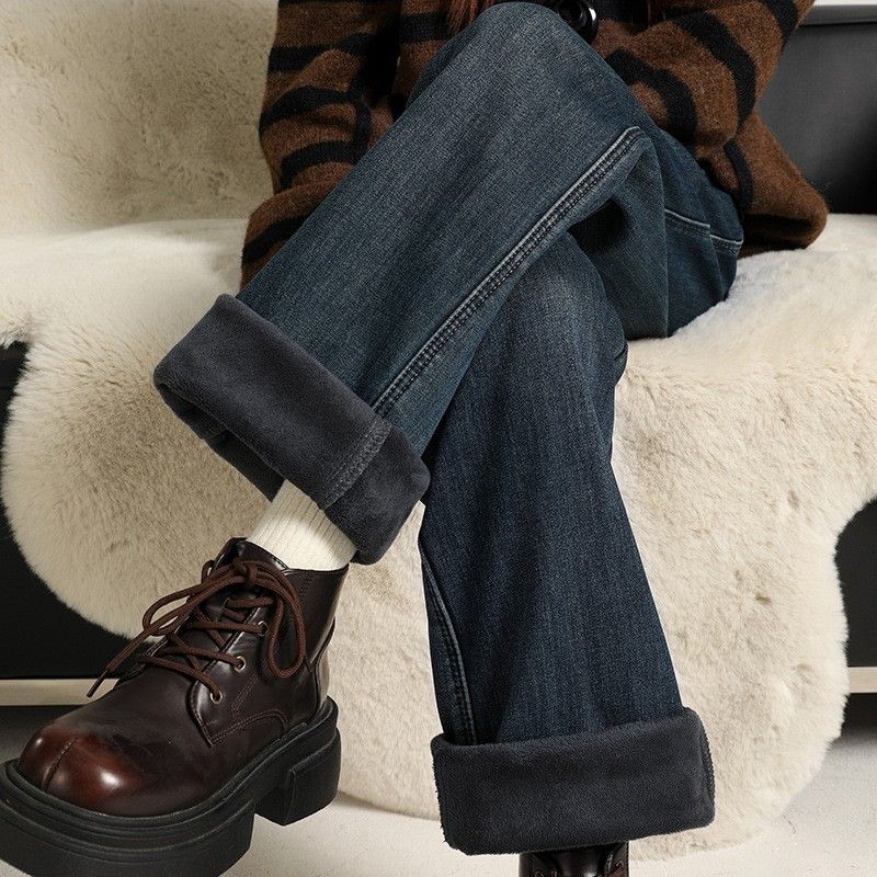 プロイセンブルー (裏起毛/アンクル丈)