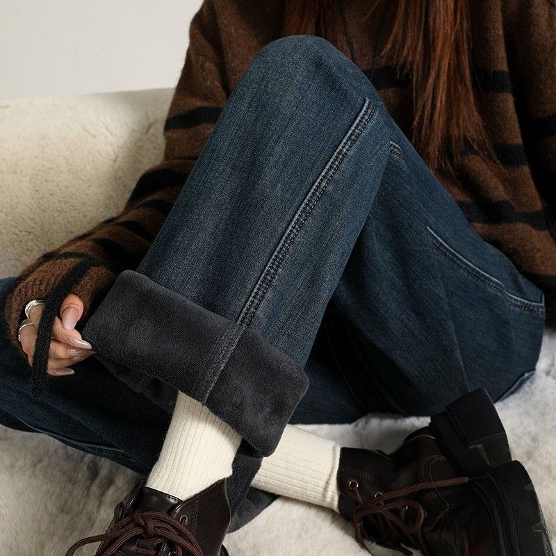 プロイセンブルー (裏起毛/ロング丈)