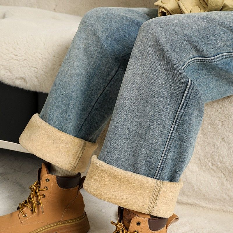 レトロブルー (裏起毛/ロング丈)