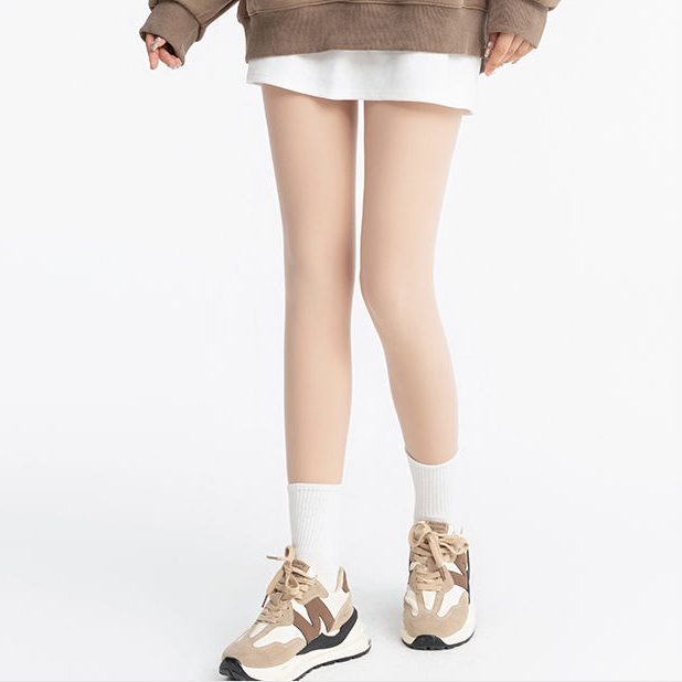 ベージュ/タイツ