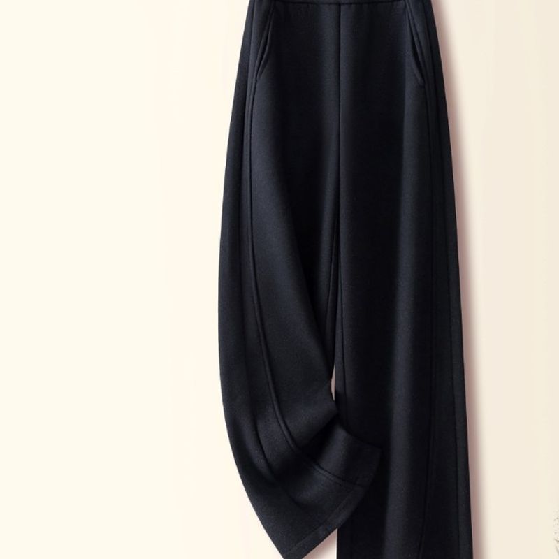 ブラック (ロングパンツ/裏起毛タイプ)