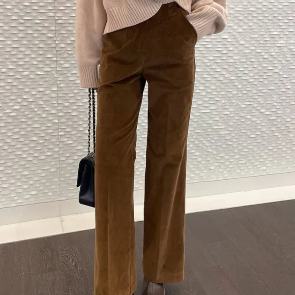 カジュアルパンツ |見逃し厳禁 無地 防寒 ロング丈 シンプル ボトムス