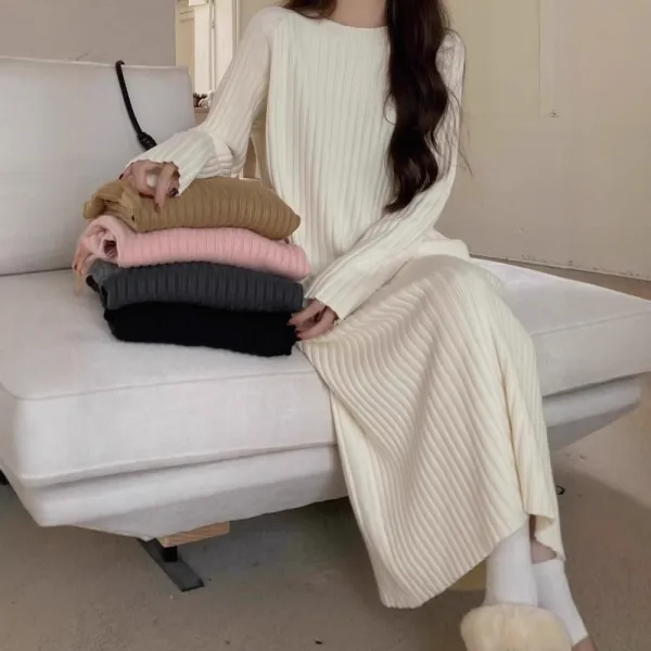 ワンピース  コート  ロングワンピース  春秋  普通  レイジー風  インナー  新作  2025  レディース  ミディ丈 / ミディアム丈  大きめサイズ