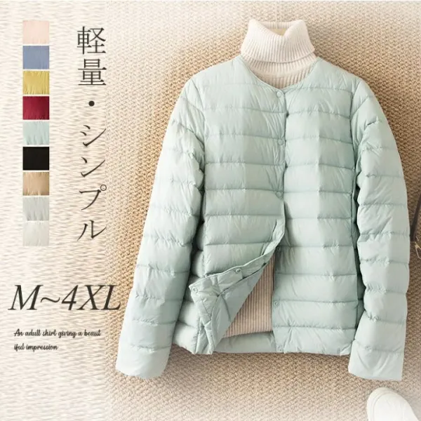 ダウンジャケット インナー ジャケット 防寒 重ね着 30代 40代 50位 60代 冬