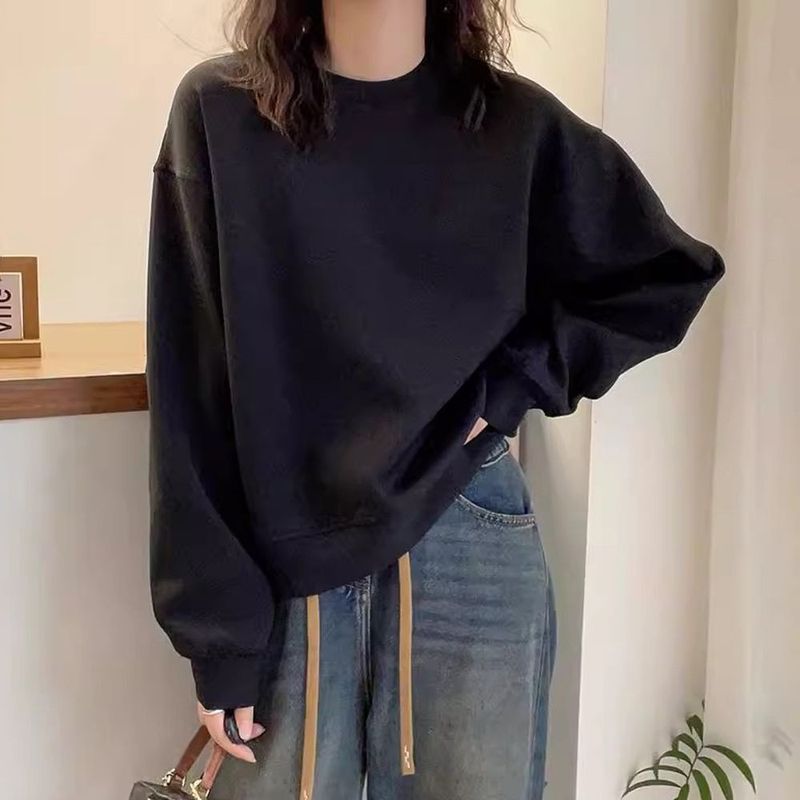 ブラック (裏起毛なし)