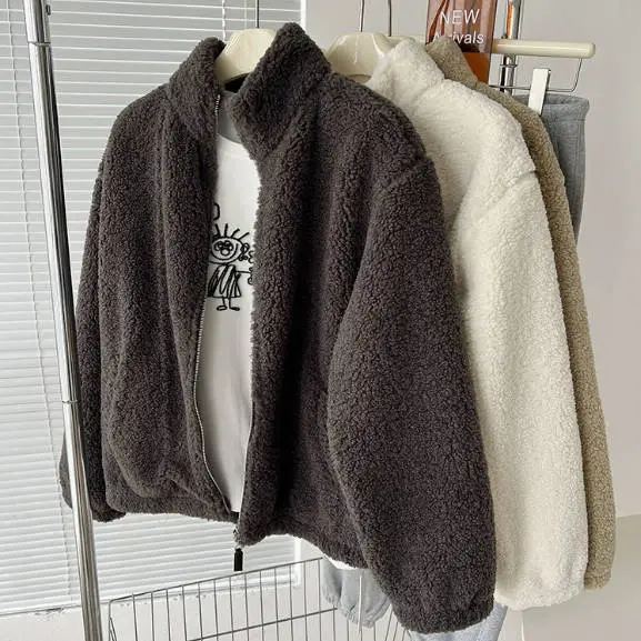 着回し自在！新登場スタンドネックファスナーナチュラルシンプルカーディガン