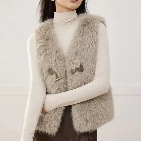 ベストVネック ノースリーブ ボタン  | 売れ筋