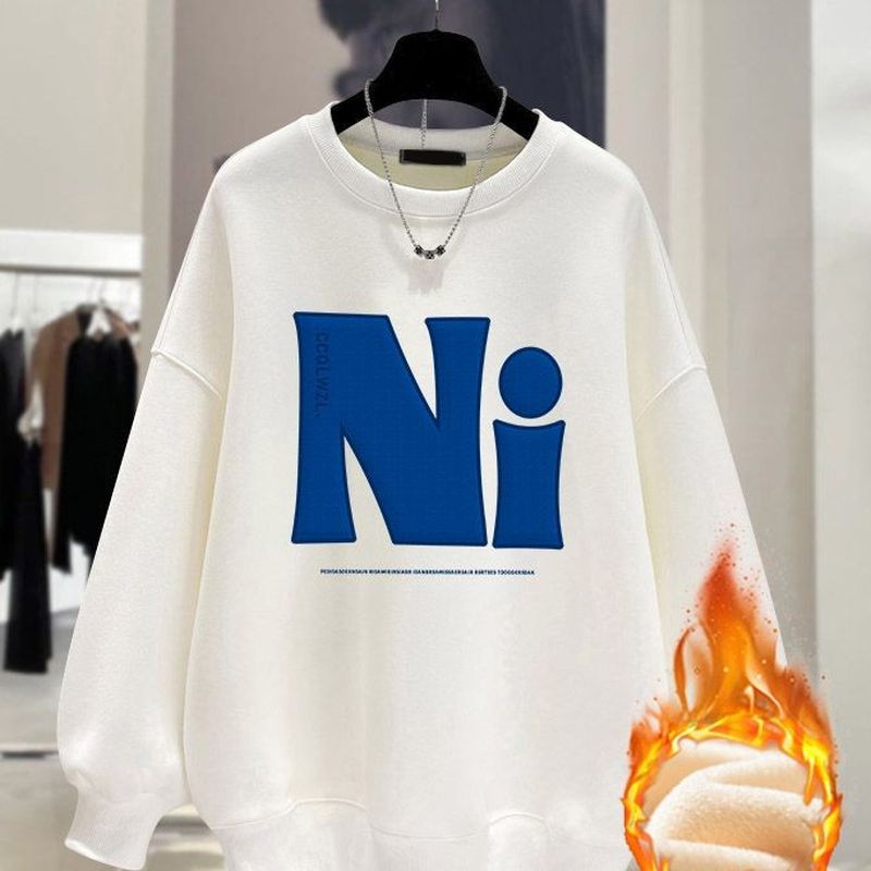 ホワイト (裏起毛)