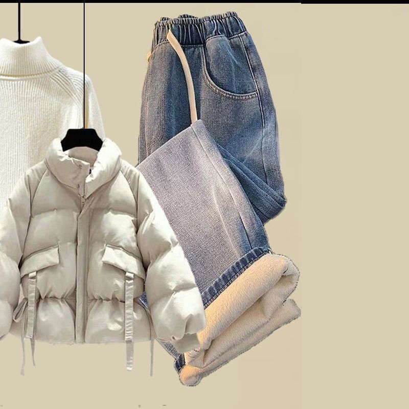 ブルーデニムパンツ