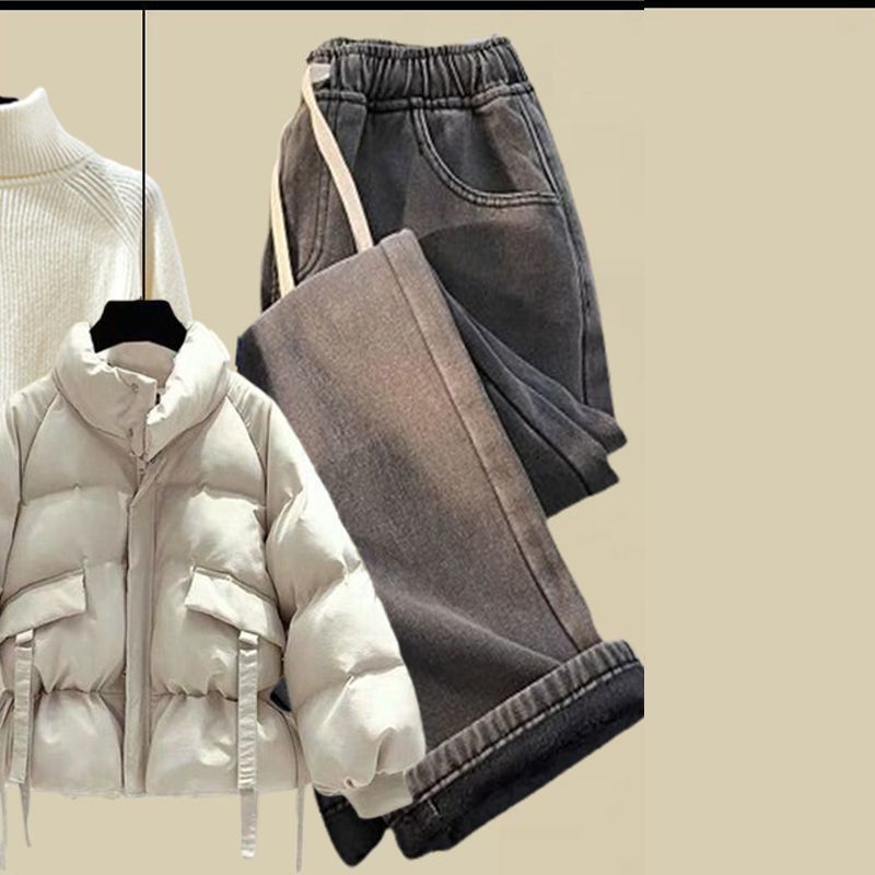 グレーデニムパンツ