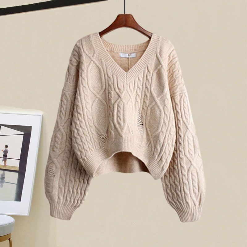 単品アイボリーセーター