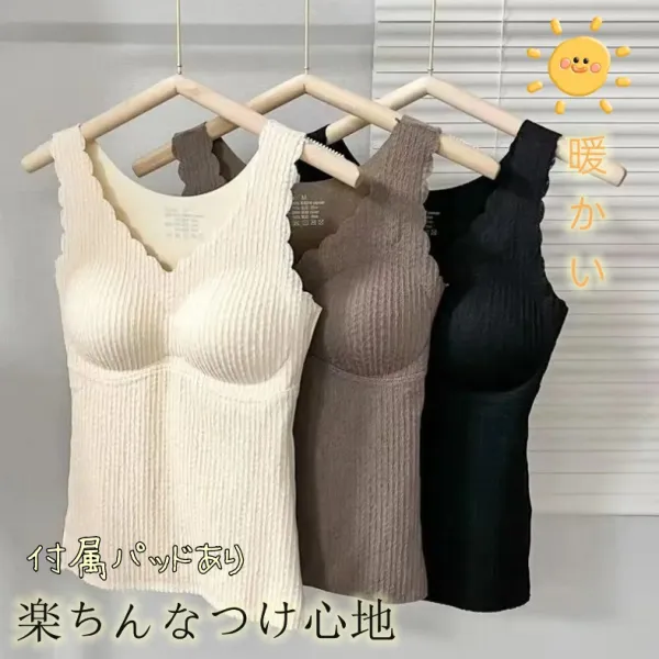 楽ちんなつけ心地 無地 プルオーバー ワイヤーなし フルカップ インナー 付属パッドあり インナー ブラック 黑