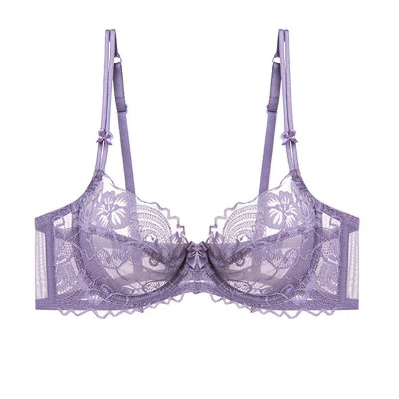 パープル/ブラ/単品