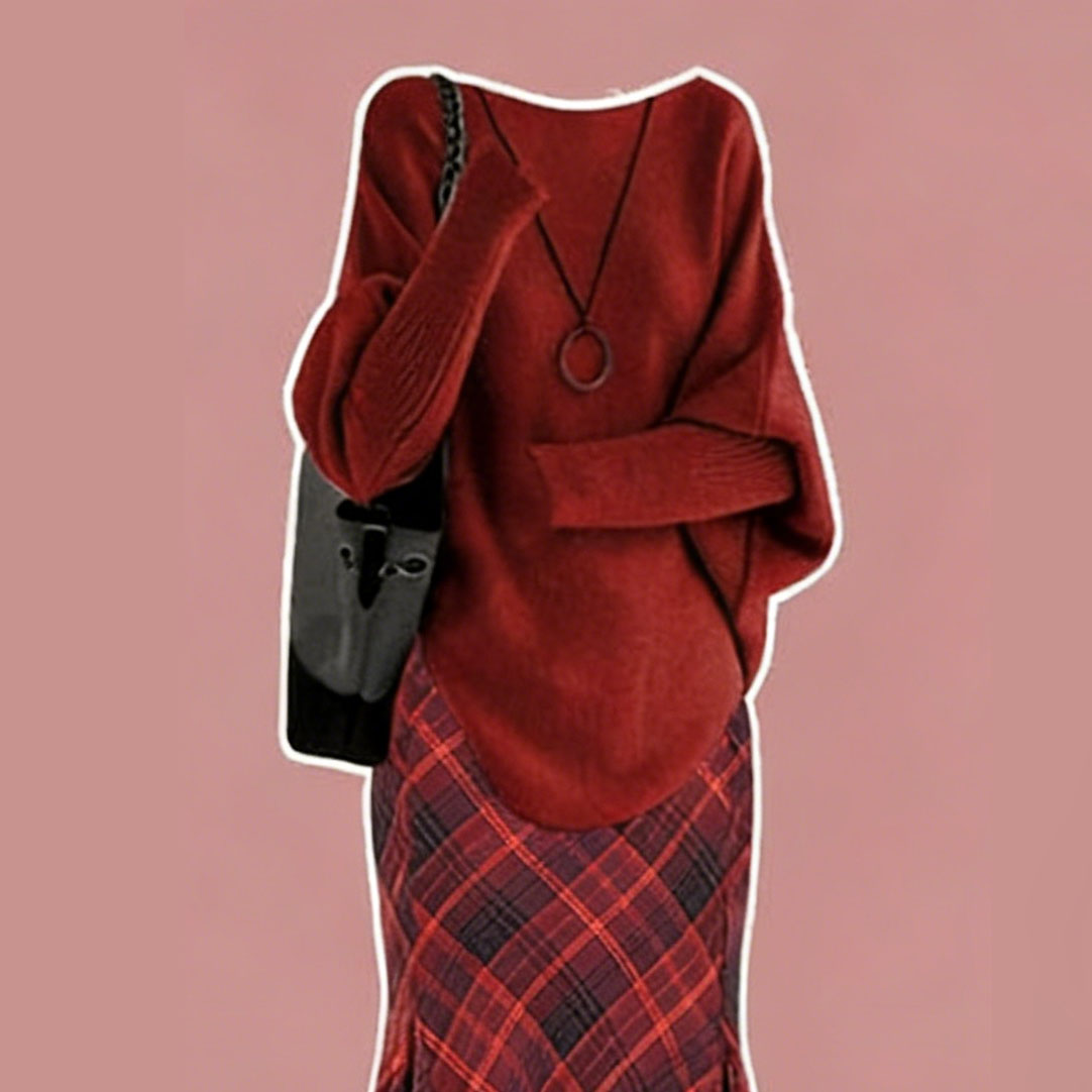 レッドセーター / 単品