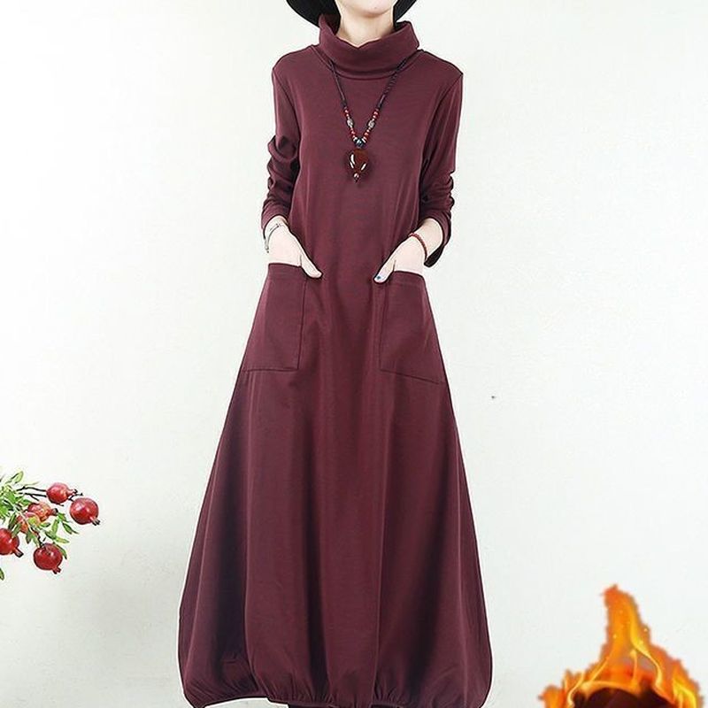 ワインレッド (裏起毛タイプ)