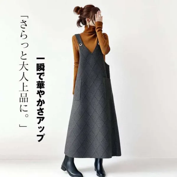 無地  ワンピース  新作