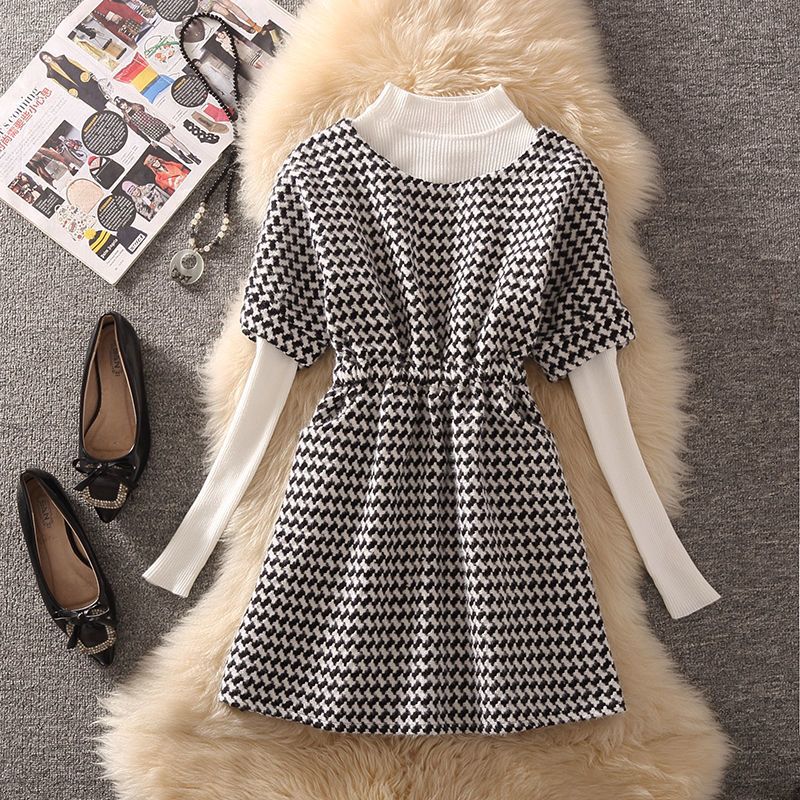 ワンピース ニット / セーター ホワイト 【2点セット】