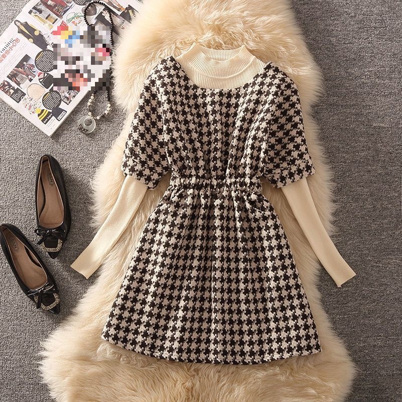 カーキ ワンピース ニット / セーター 【2点セット】