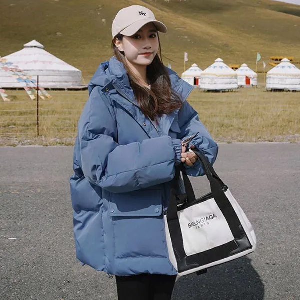 アウター  ダウンジャケット  コットン  ゆったり  ミニ丈  冬  韓国風  新作  流行  レディース