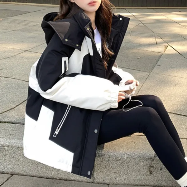 アウター  ダウンジャケット  コットン  ゆったり  ミニ丈  冬  新作  レディース