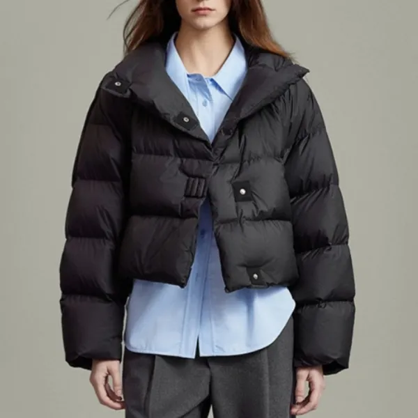 アウター  ダウンジャケット  コットン  ゆったり  ミニ丈  冬  新作  おしゃれ / ファッション  レトロ  レディース