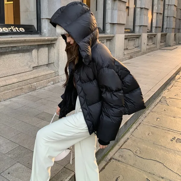 カジュアル  アウター  ダウンジャケット  コットン  ゆったり  ミニ丈  韓国風  デザイン  新作  おしゃれ / ファッション  デザイン性  レディース