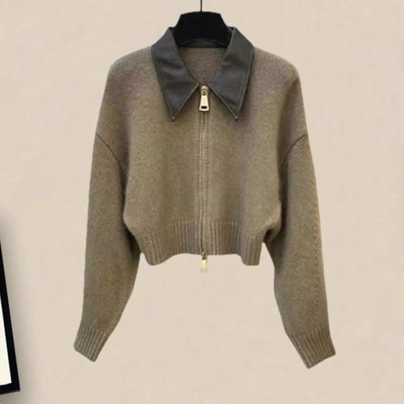 ブラウンカーディガン/単品