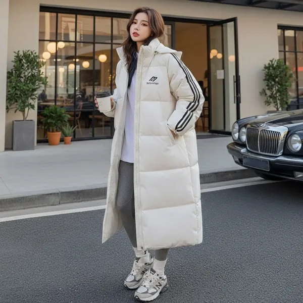 アウター  ダウンジャケット  コットン  ゆったり  普通  暖かい  新作  韓国風  ミディ丈 / ミディアム丈
